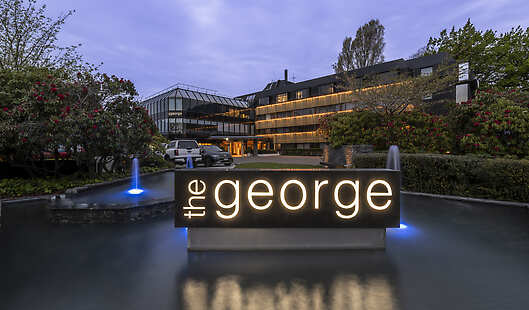 Exterior of The George, Christchurch