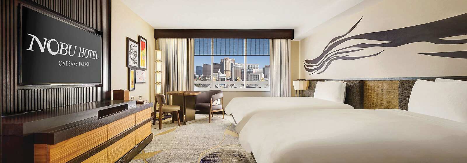 Strip View Double Queen Guestroom