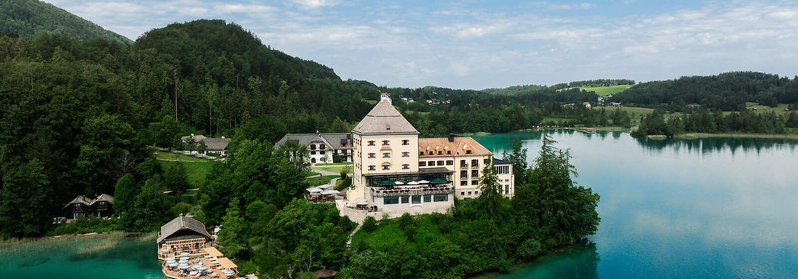 Aerial View of Rosewood Schloss Fuschl