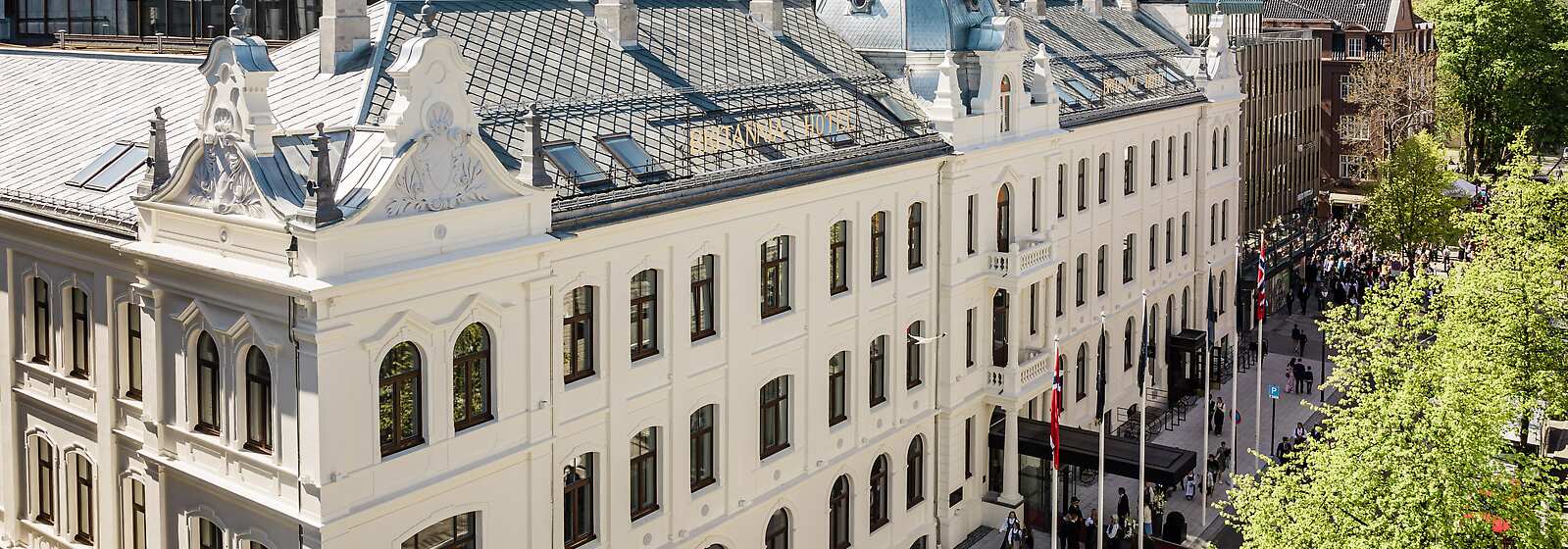 Britannia Hotel founded in 1870, is the world's northernmost Grand Dame hotel. Located in downtown, historic Trondheim, Norway.