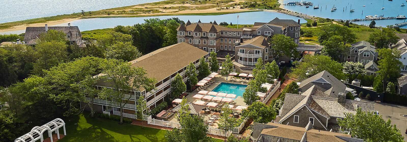 Aerial View of Harbor View Hotel