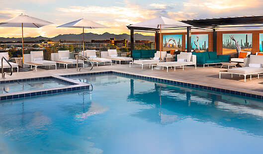 Rooftop Pool at Canopy Scottsdale Old Town