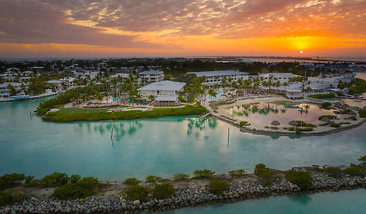 Aerial View of Hawks Cay Resort