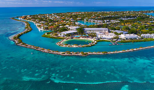 Hawks Cay Resort aerial view