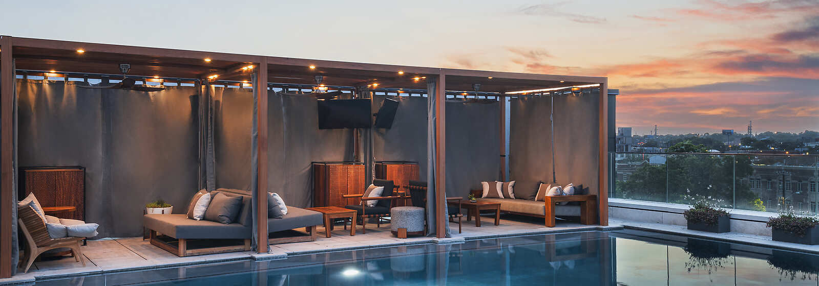 Enjoy a VIP cabana experience at Cenote pool deck