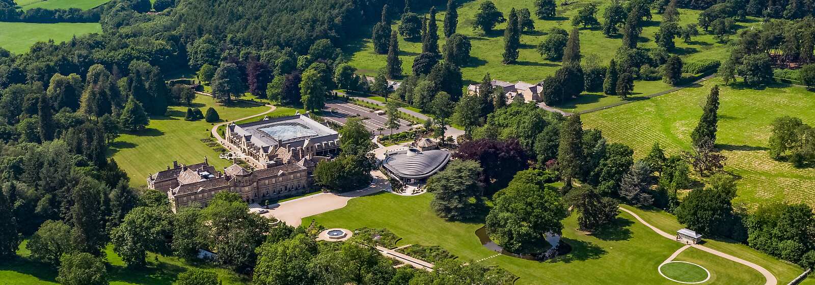 Aerial View of Grantley Hall