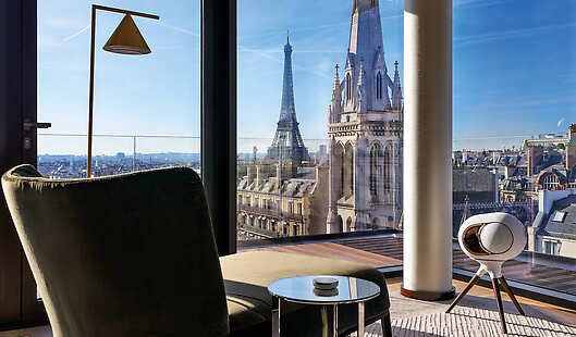 Bulgari Penthouse bedroom view