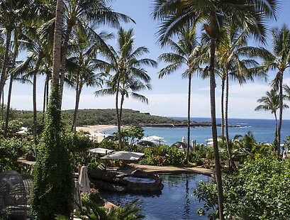 Aerial View of Swimming Pool