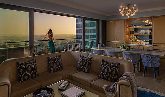 Sun Rose Suite Living Area