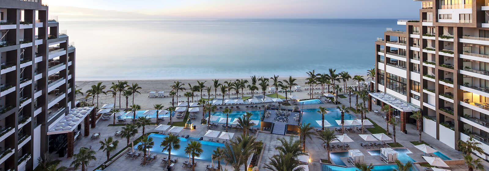 Lobby's view at pool areas