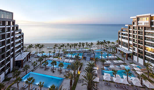 Lobby's view at pool areas