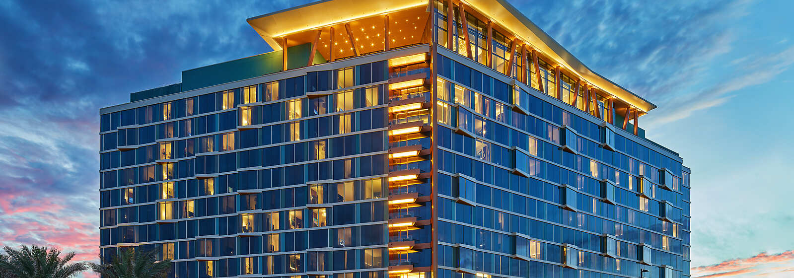 The exterior of the Walt Disney World Swan Reserve