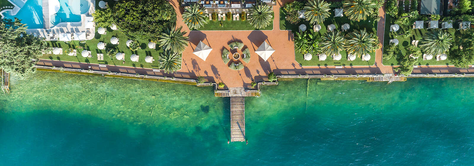 Aerial View of Grand Hotel Fasano and Villa Principe
