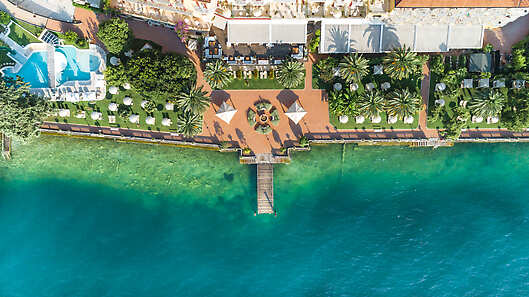 Aerial View of Grand Hotel Fasano and Villa Principe