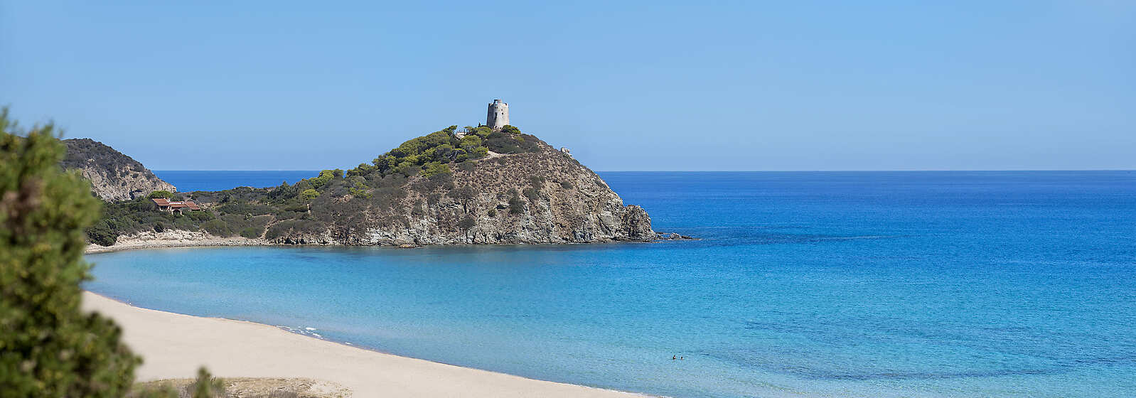 Aerial View of Monte Cogoni Beach