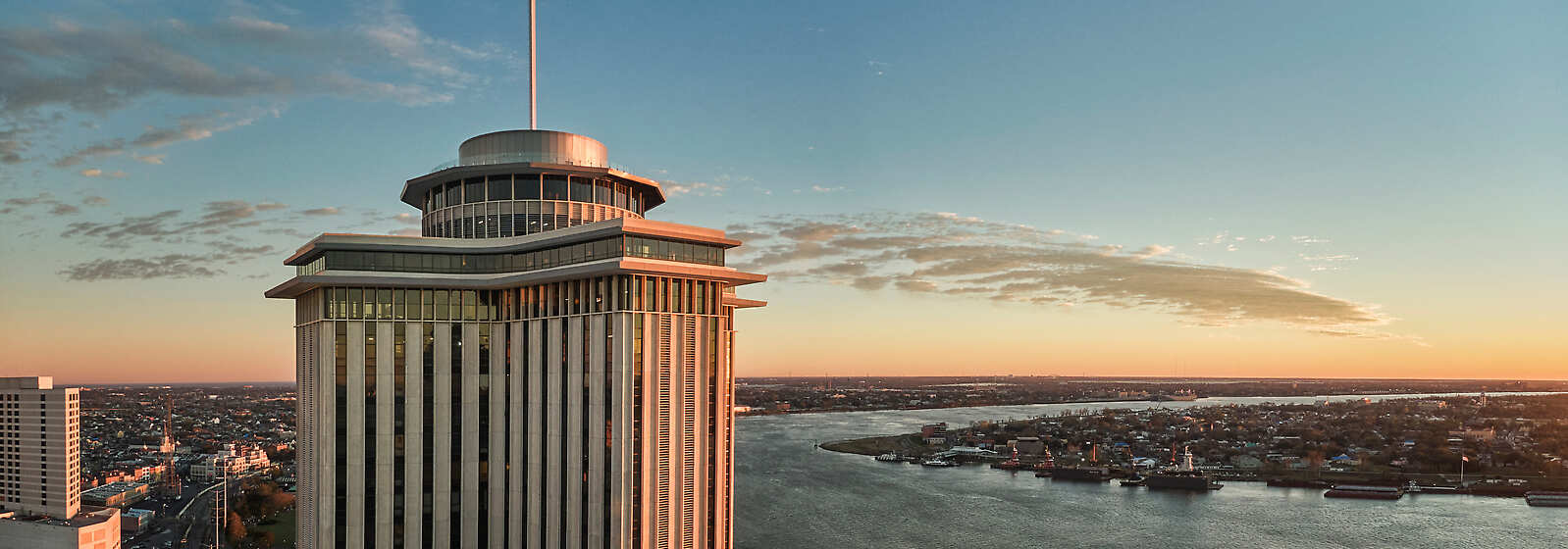 Aerial View of Four Seasons Hotel New Orleans
