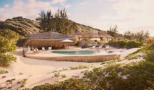 Aerial View of Private Residence and Private Pool