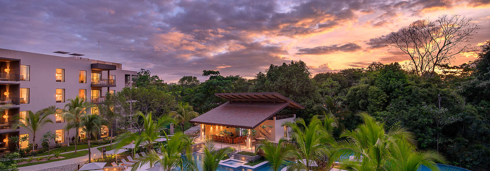 Aerial View of Swimming Pool