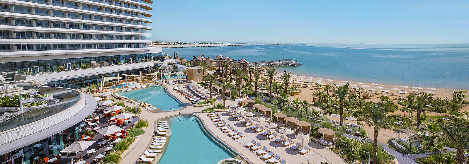 Aerial View of Waldorf Astoria Lusail Doha