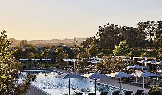 Aerial View of Lavender Pool