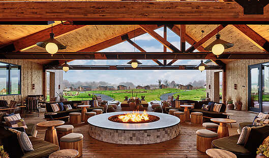 Offering several indoor and outdoor spaces throughout the property, events at Wildflower Farms are guided by the wild beauty of the natural 