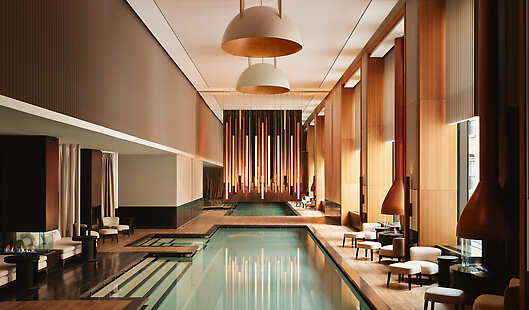 The Spa Pool within Aman Spa New York