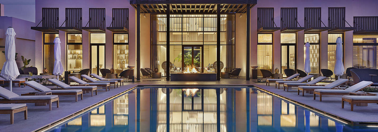 Exterior pool of Conrad Rabat Arzana