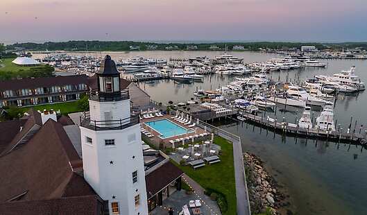Aerial View of Montauk Yacht Club