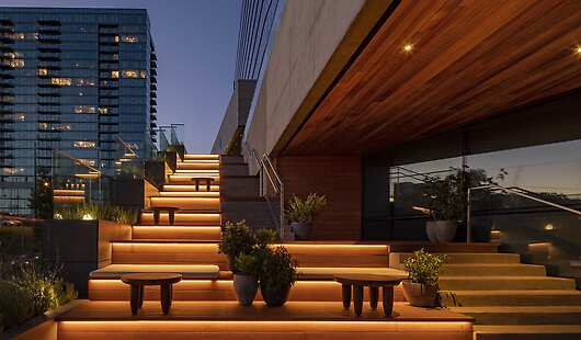 Spanish Steps at night