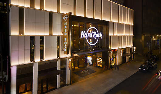 Exterior of Hard Rock Hotel New York