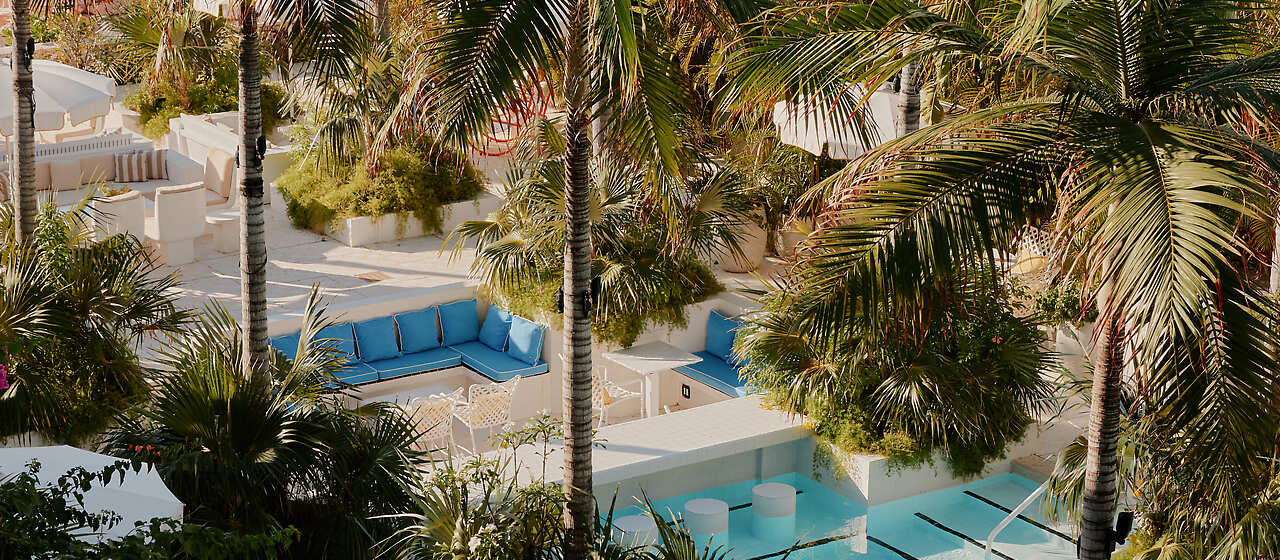 Aerial View of Swimming Pool