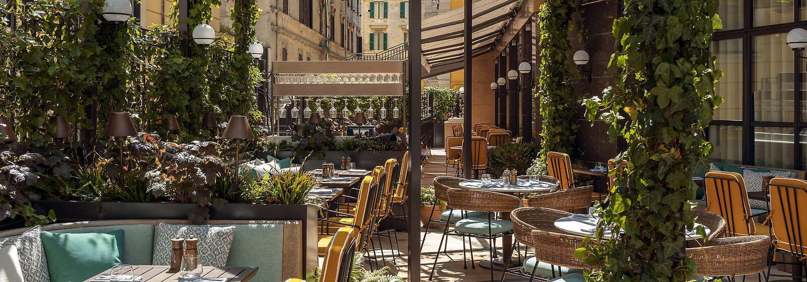 Soak up the sun from our leafy outside terrace, great for your morning coffees or late night drinks alike.