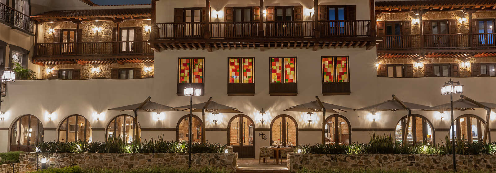 Courtyard View of the Spanish Wing