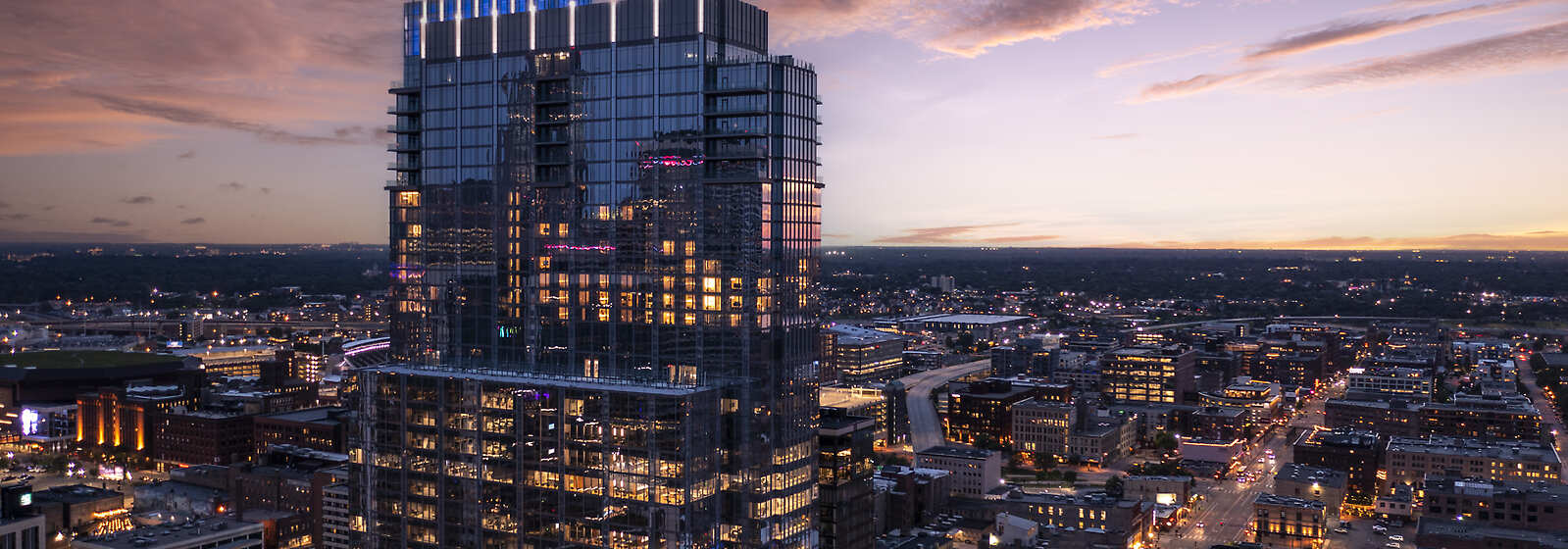 Aerial View of Four Seasons Hotel Minneapolis