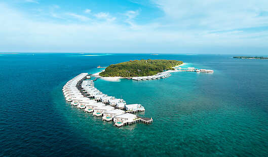 Amilla Maldives Aerial View