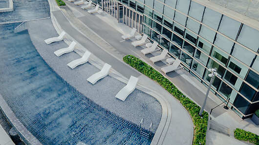 Aerial View of Pool