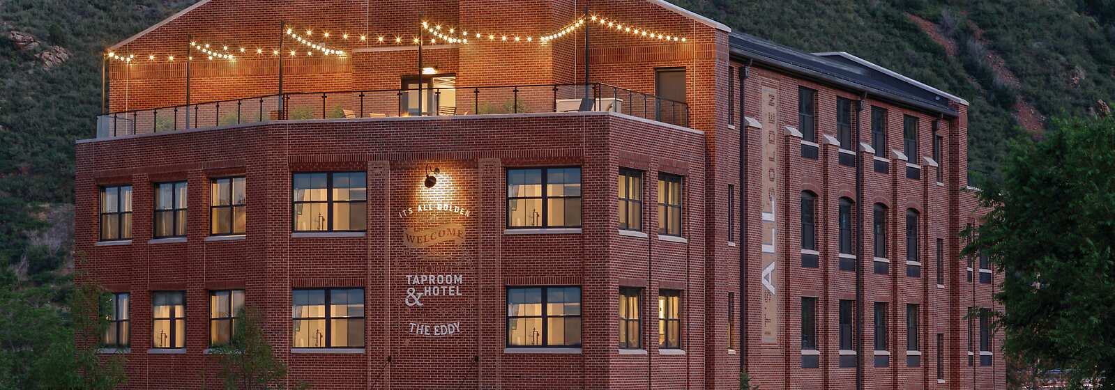 The Eddy Taproom & Hotel Exterior