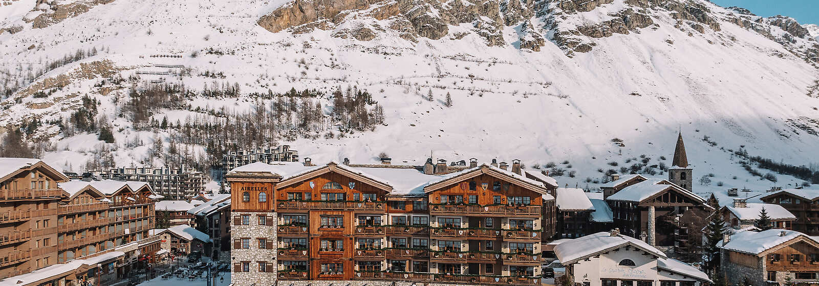 Aerial View of Airelles Val dIsere