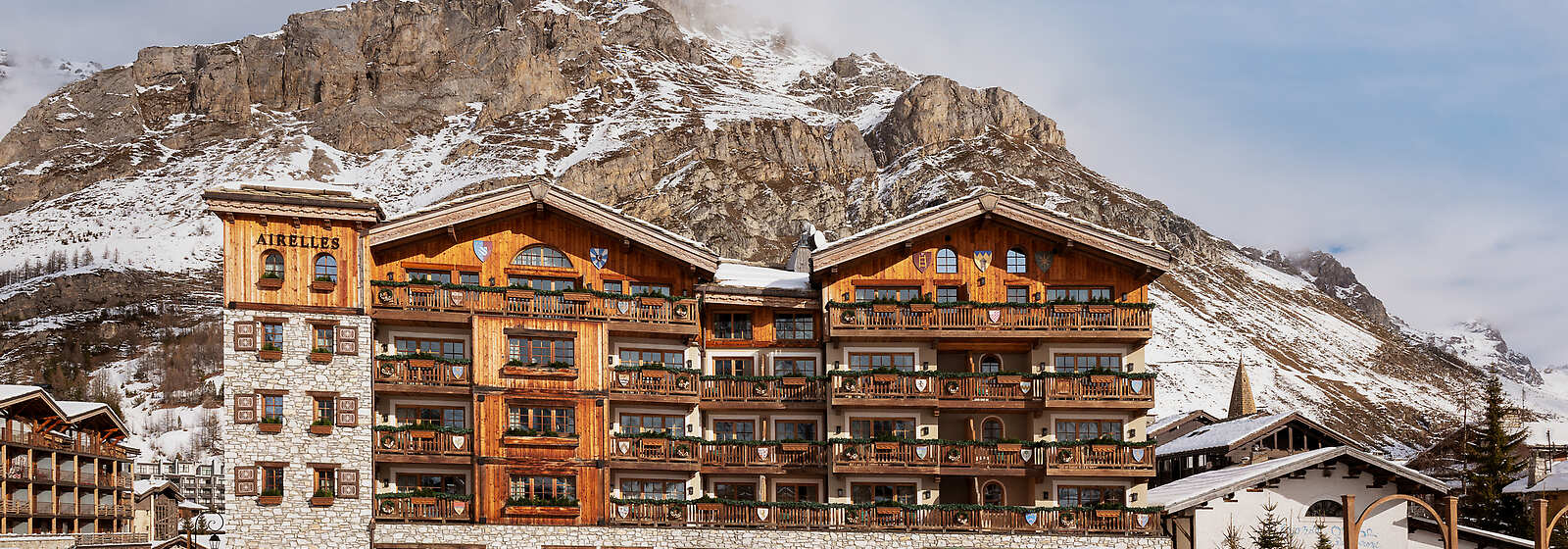 Entrance of Airelles Val dIsere
