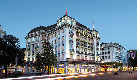 Exterior of Mandarin Oriental Savoy, Zurich