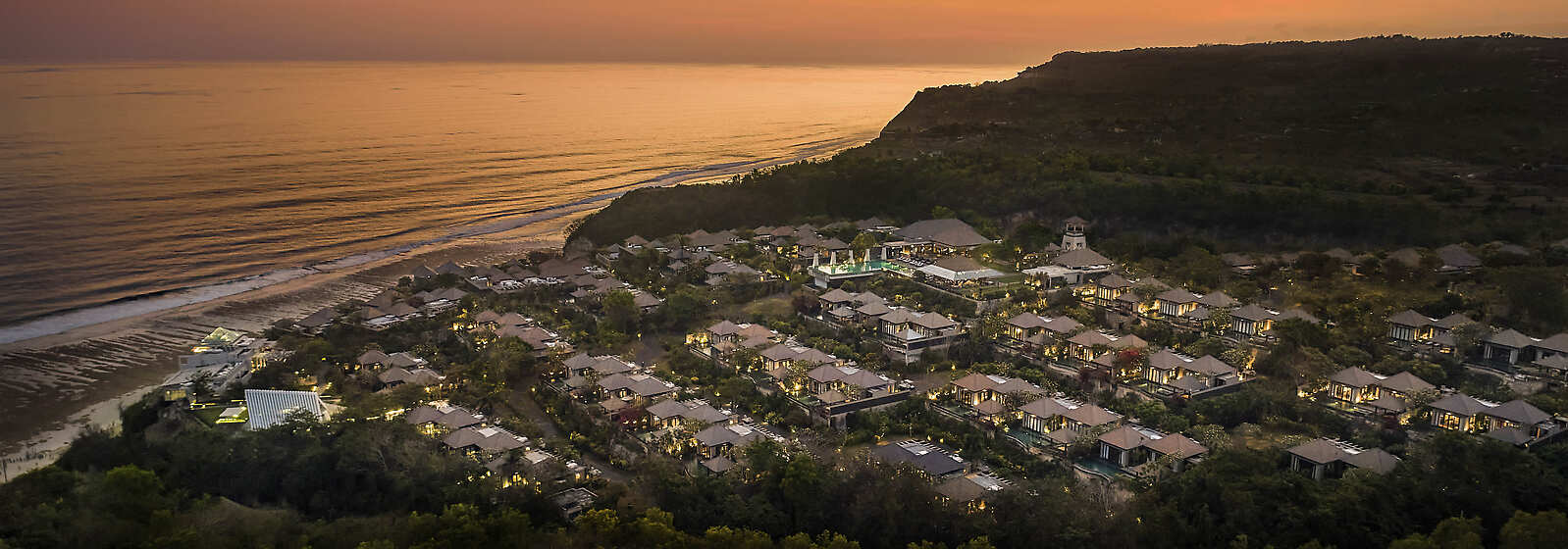 Aerial View of Umana Bali, LXR Hotels & Resorts