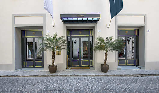 Hotel entrance, a Historic late 1800 city palace