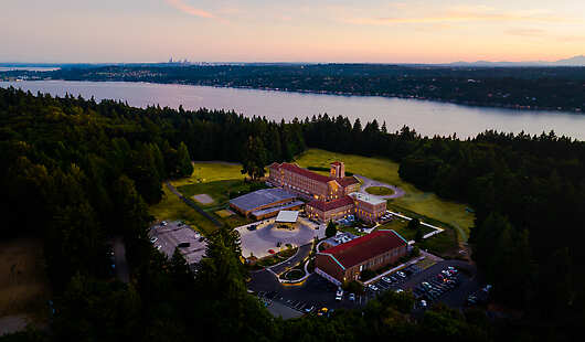 Aerial View of The Lodge at St. Edward State Park Seattle/Kirkland