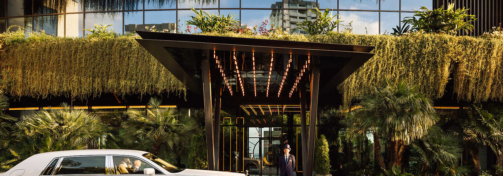 Hotel Lobby & Rolls Royce Airport Transfer