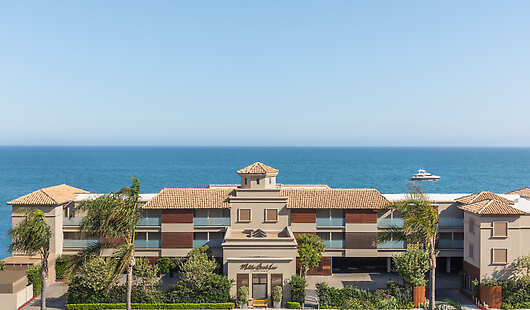 Aerial View of Malibu Beach Inn