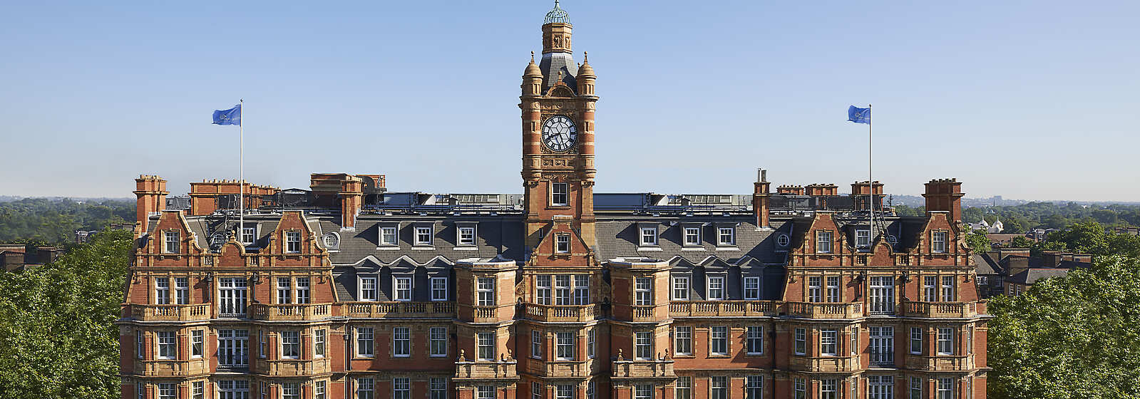 Exterior of the hotel. Hotel opened in 1899
