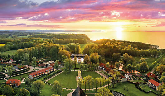Aerial View of Weissenhaus Private Nature Luxury Resort