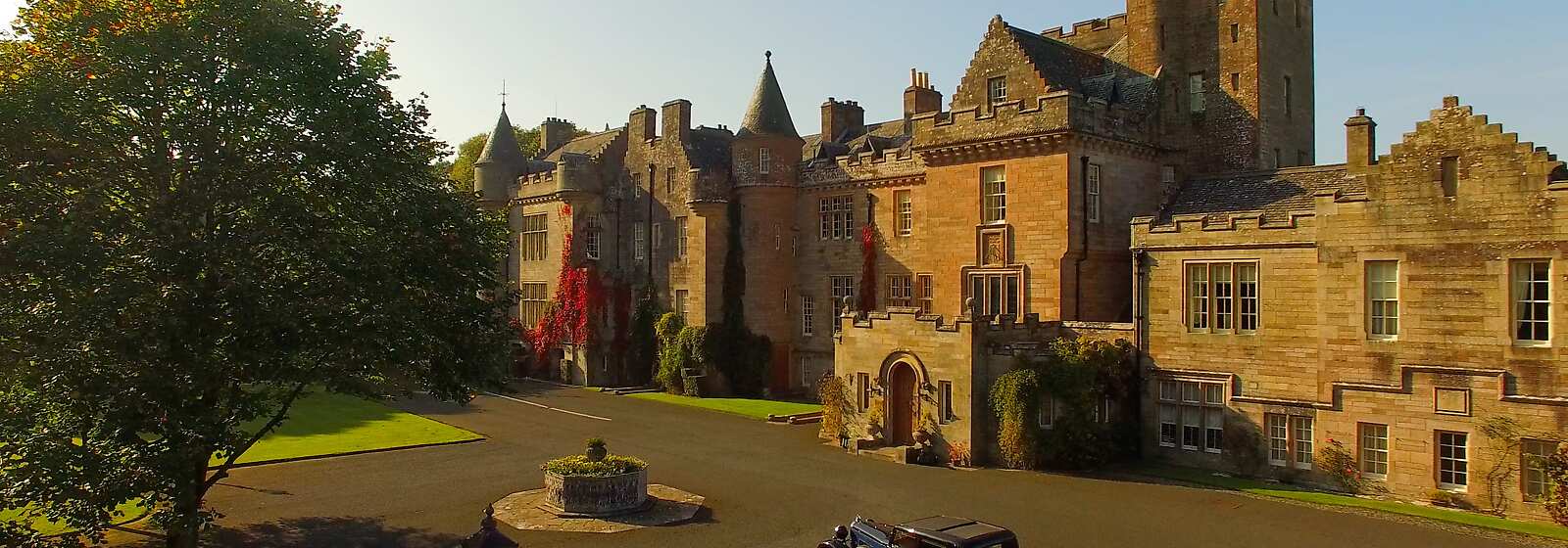 Aerial View of Glenapp Castle