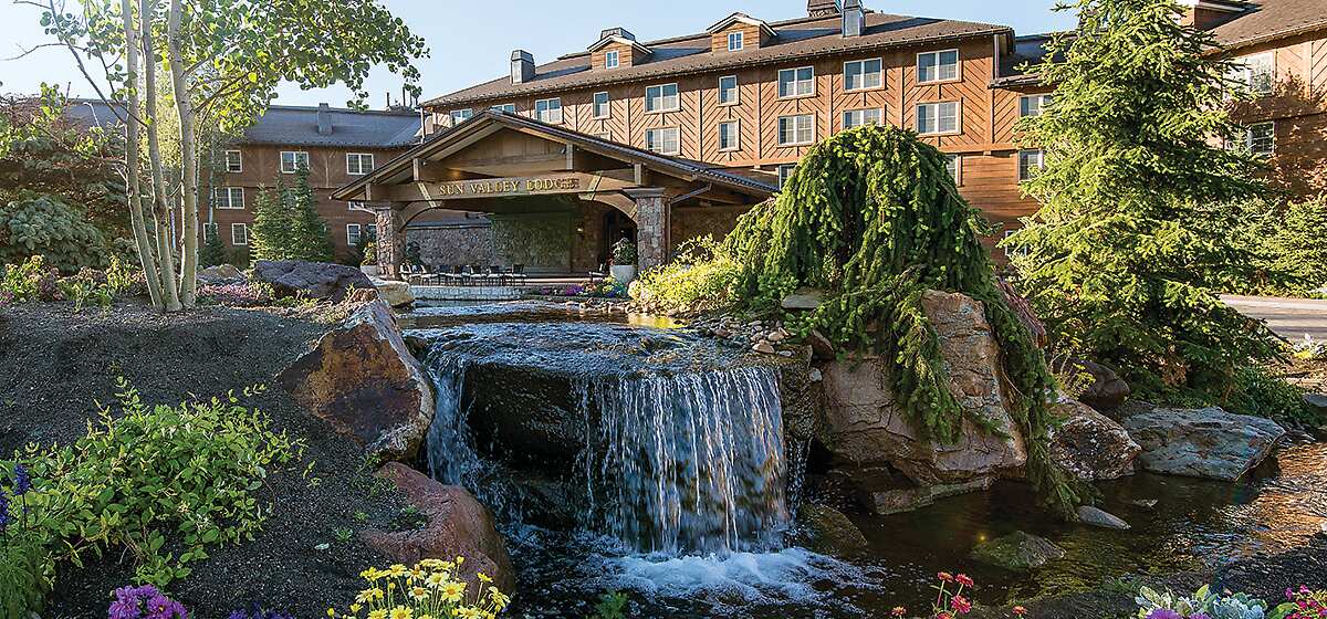 The welcoming Sun Valley pond.