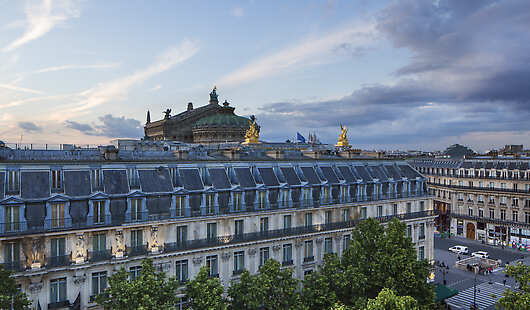 Aerial View of InterContinental Paris Le Grand